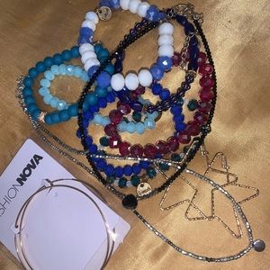 5 different pieces of jewelry